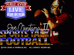 md游戏 约翰麦登实况橄榄球2(r00)(世界)Joe Montana II Sports Talk Football (World)