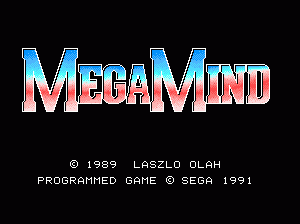 md游戏 MegaMind (Japan) (SegaNet)