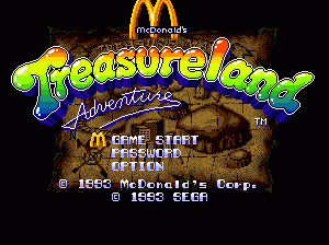 md游戏 麦当劳叔叔的黄金岛冒险(美)McDonald's Treasure Land Adventure (USA)