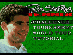 md游戏 桑普拉斯网球赛(J-Cart)(美欧)Pete Sampras Tennis (USA, Europe) (J-Cart)