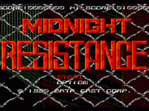 md游戏 魂斗罗(美)Midnight Resistance (USA)