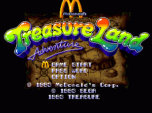 md游戏 麦当劳叔叔的黄金岛冒险(欧)McDonald's Treasure Land Adventure (Europe)