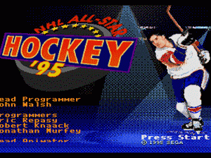 md游戏 全明星曲棍球赛95(美)NHL All-Star Hockey 95 (USA)