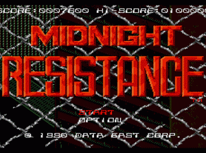 md游戏 魂斗罗(日)Midnight Resistance (Japan)