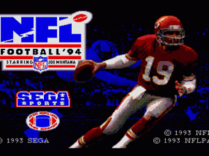 md游戏 美式足球'94主演乔蒙塔纳（美）NFL Football '94 Starring Joe Montana (USA)