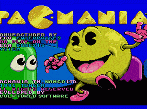 md游戏 小精灵-立体版(美欧)Pac-Mania (USA, Europe)