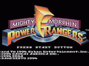 md游戏 恐龙战队(欧)Mighty Morphin Power Rangers (Europe)