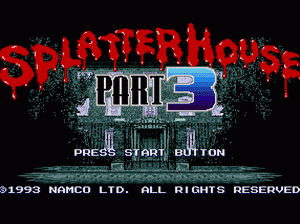 md游戏 鬼屋3(日韩)Splatterhouse Part 3 (Japan, Korea)