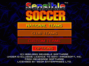 md游戏 足球经理(欧)Sensible Soccer (Europe) (En,Fr,De,It)