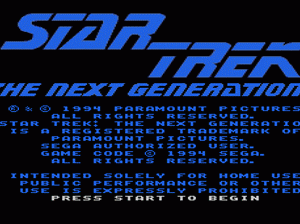 md游戏 星舰迷航记-星际移民(美)(v1.1)Star Trek - The Next Generation - Echoes from the Past (USA) (v1.1)