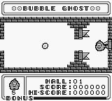 gb游戏 泡泡小精灵[美][欧]Bubble Ghost (USA, Europe)